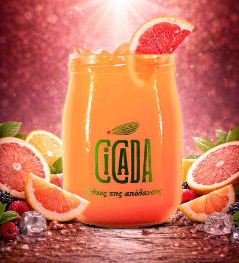 Παραδοσιακό Αναψυκτικό Pink Grapefruit με Αγαύη 1 lt